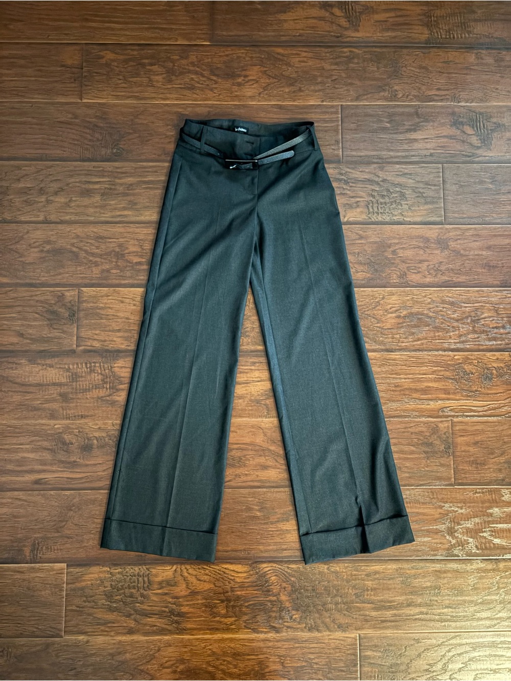 Le Chateau - Dark gray Wide Leg Dress Pants